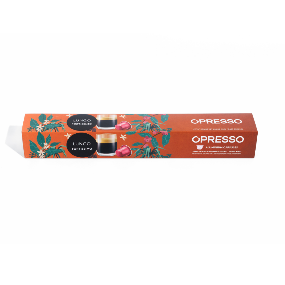 【原箱】特濃長杯 鋁製咖啡膠囊 Lungo Fortissimo Coffee Capsules