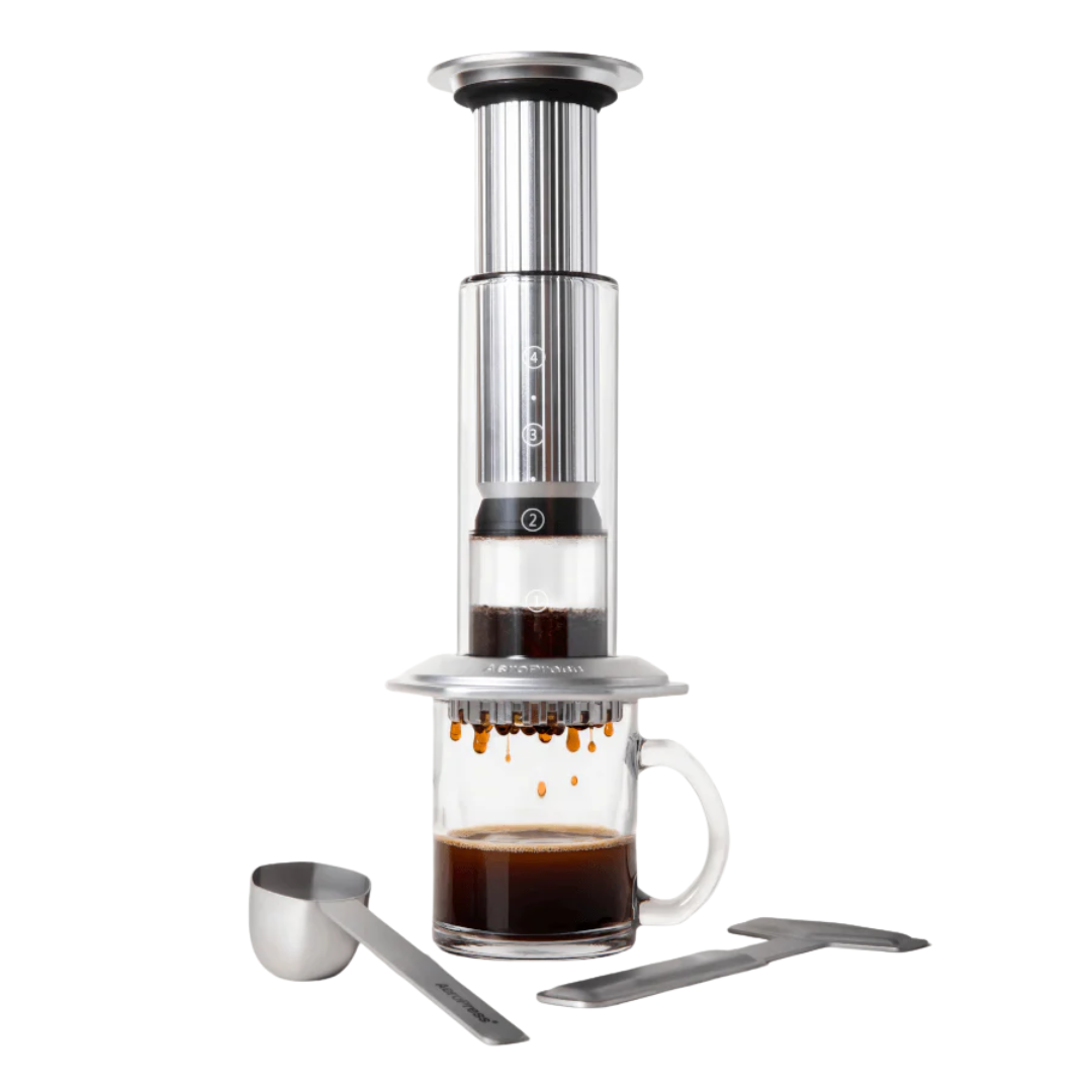 【AeroPress】愛樂壓 Premium 玻璃合金版 咖啡壺|3合1 專利沖煮技術 快速手沖