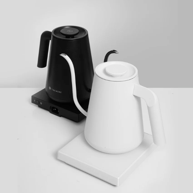 【TIMEMORE泰摩】魚Smart PRO 競賽電子溫控細咀咖啡手沖壺 900ml (220V 香港插頭)【1年保養】