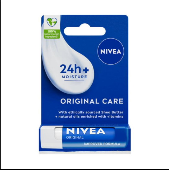 【贈】Nivea|Original Care 潤唇膏 4.8g【平行進口產品】