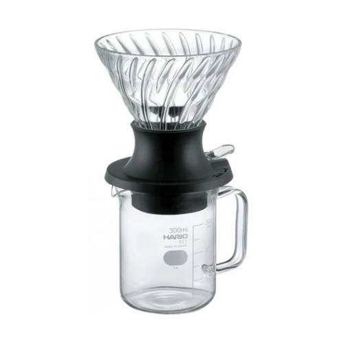 【HARIO】SWITCH 浸漬式 V60 濾杯/ 聰明濾杯 手沖咖啡組/ 附玻璃壺 ( 附40張濾紙) Immersion Dripper Switch Set(200ml)