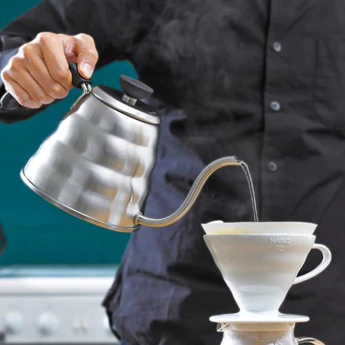 【HARIO】Cloud stainless steel narrow mouth V60 coffee hand pouring pot "Buono" Drip Kettle 800ml VKBR-120 (two colors)