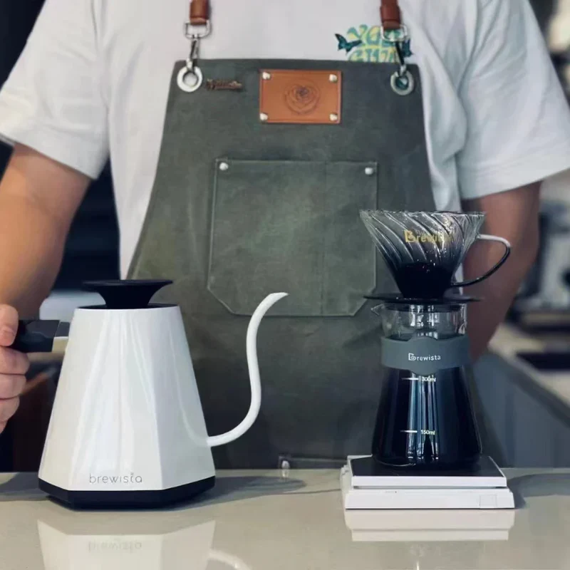 【Brewista】X Series Electronic Temperature Control Coffee Pour-Over Kettle 800ml Fifth Generation Temperature Control Kettle (Two Colors Available) | 1 Year Warranty