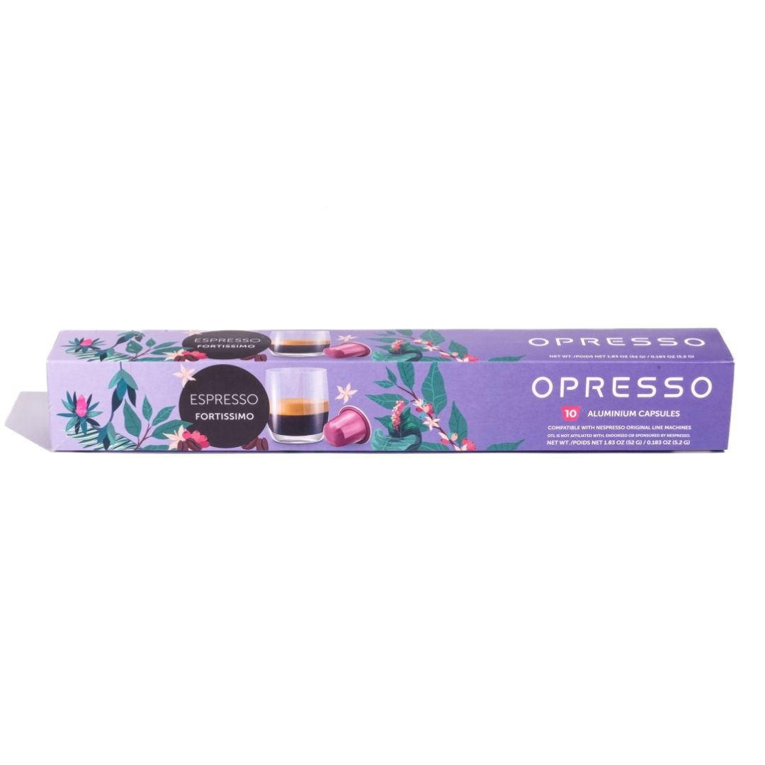 【原箱送咖啡機】特濃濃縮 鋁製咖啡膠囊 Espresso Fortissimo Coffee Capsules