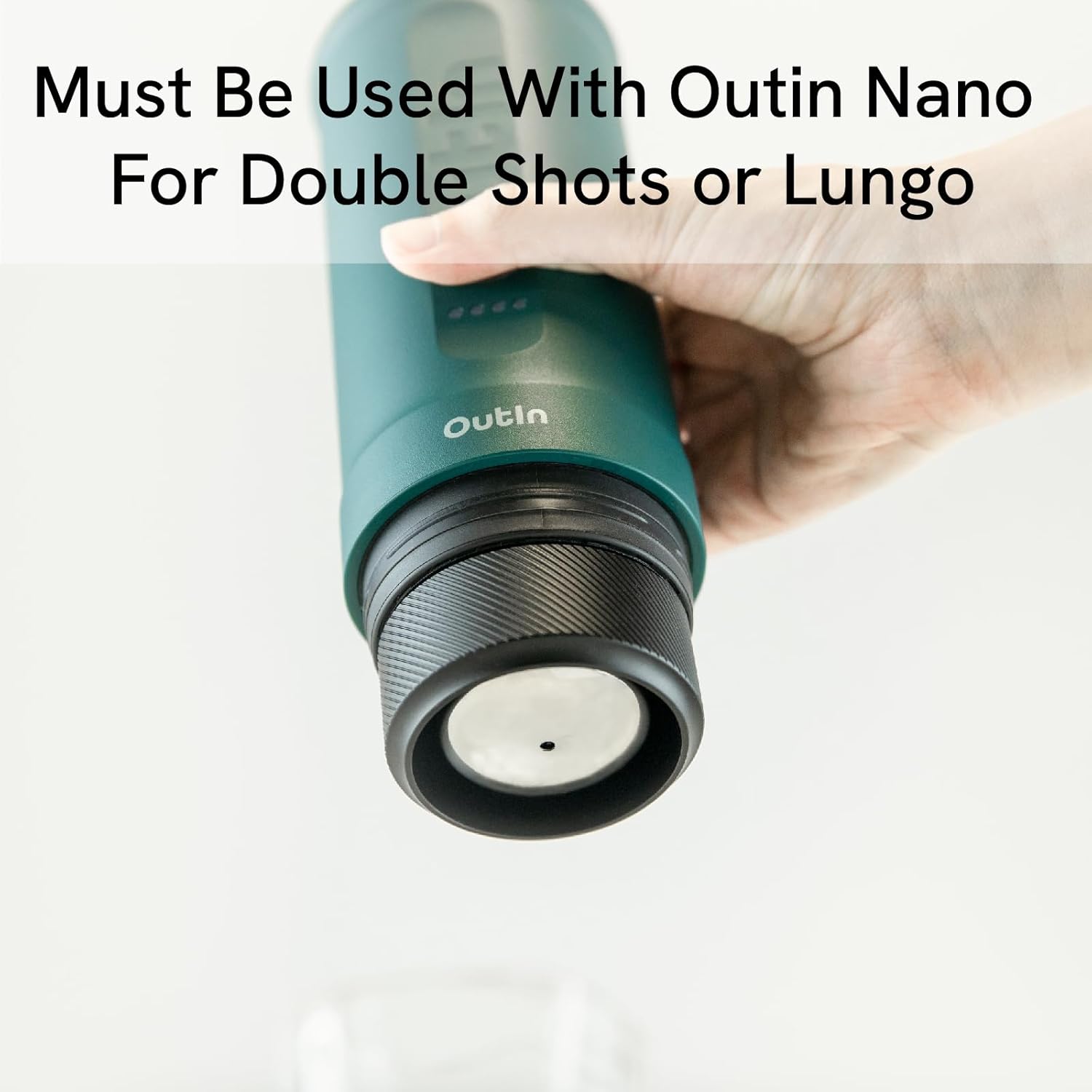【OutIn】Nano 濃縮咖啡機配件套裝  加大咖啡粉轉換器套裝 (把原裝single shot 換成Double shot份量)