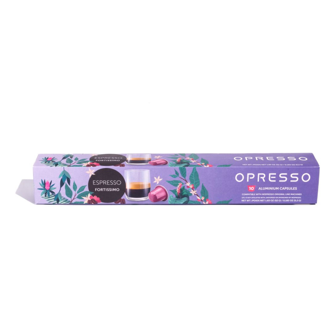 【原箱送咖啡機】特濃濃縮 鋁製咖啡膠囊 Espresso Fortissimo Coffee Capsules