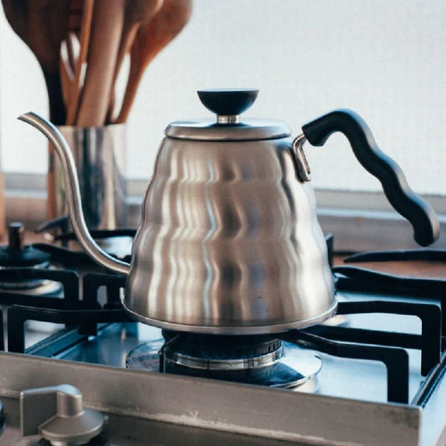 【HARIO】Cloud stainless steel narrow mouth V60 coffee hand pouring pot "Buono" Drip Kettle 800ml VKBR-120 (two colors)