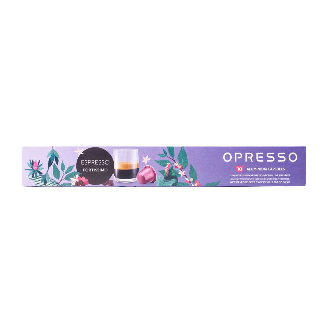 【原箱送咖啡機】特濃濃縮 鋁製咖啡膠囊 Espresso Fortissimo Coffee Capsules