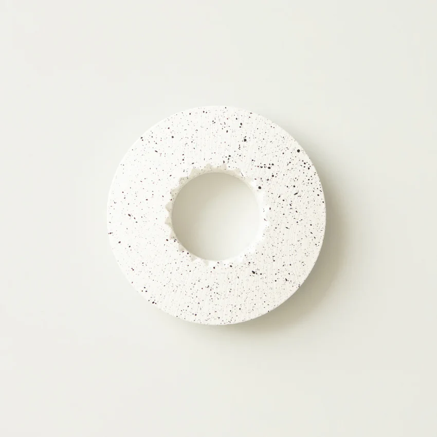 【ORIGAMI】 Coffee Dripper Holder 濾杯用樹脂托 (鋸齒版) - Grain White x Black