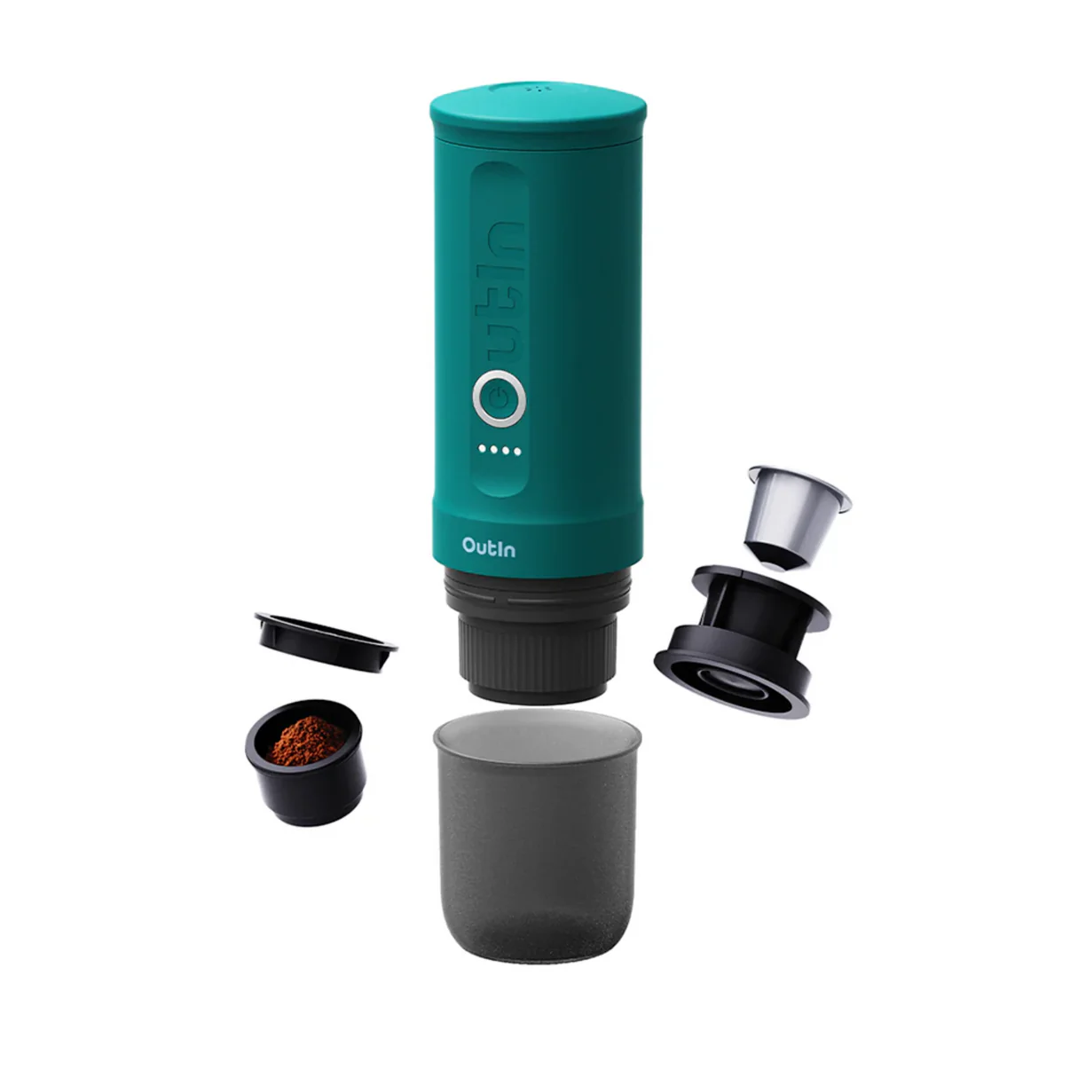 OutIn Nano Espresso Wireless Portable Espresso Machine with 20 Bar High Pressure, Automatic Cold Water Heating and Extraction