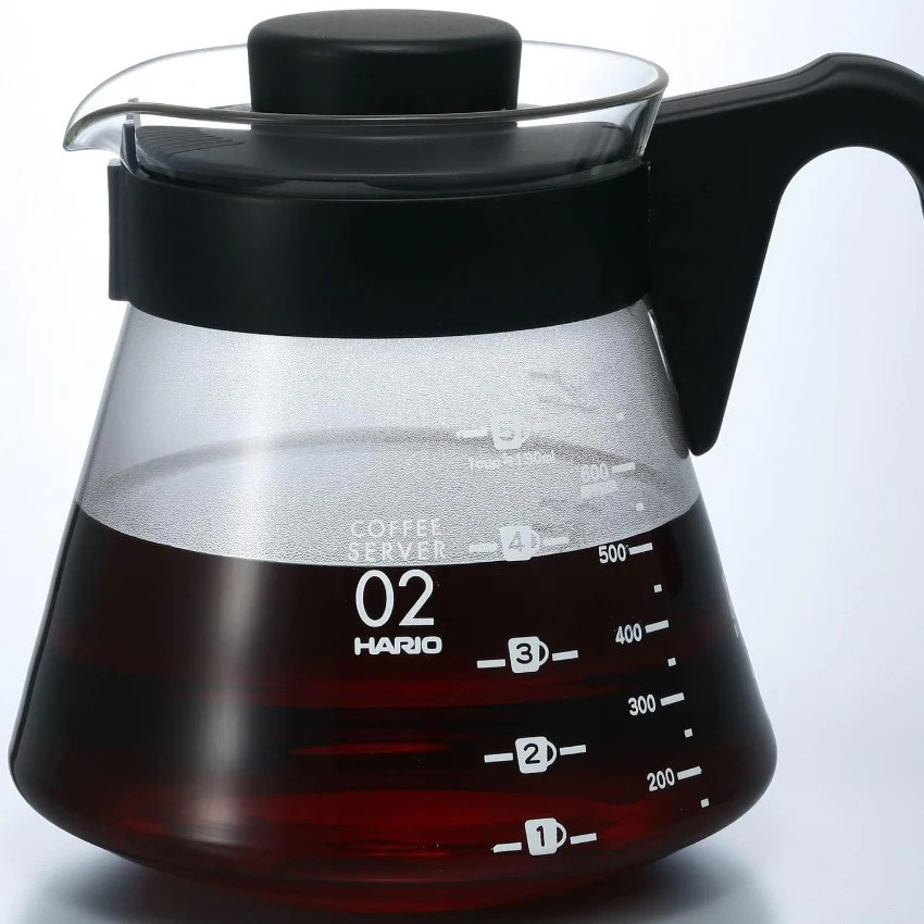 HARIO|V60 02舒適咖啡下壺 (700ml) VCS-02B 高溫耐熱 輕便沖泡