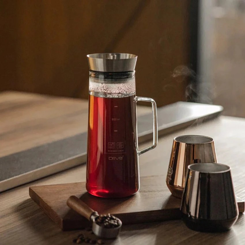 【Driver】 咖啡冷萃壺 咖啡冷泡壺 | Coffee and Tea Cold Brew Coffee Maker(1000ml)