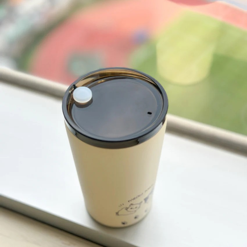 隨行咖啡杯 360ml (連飲管)【貓咪別注版】