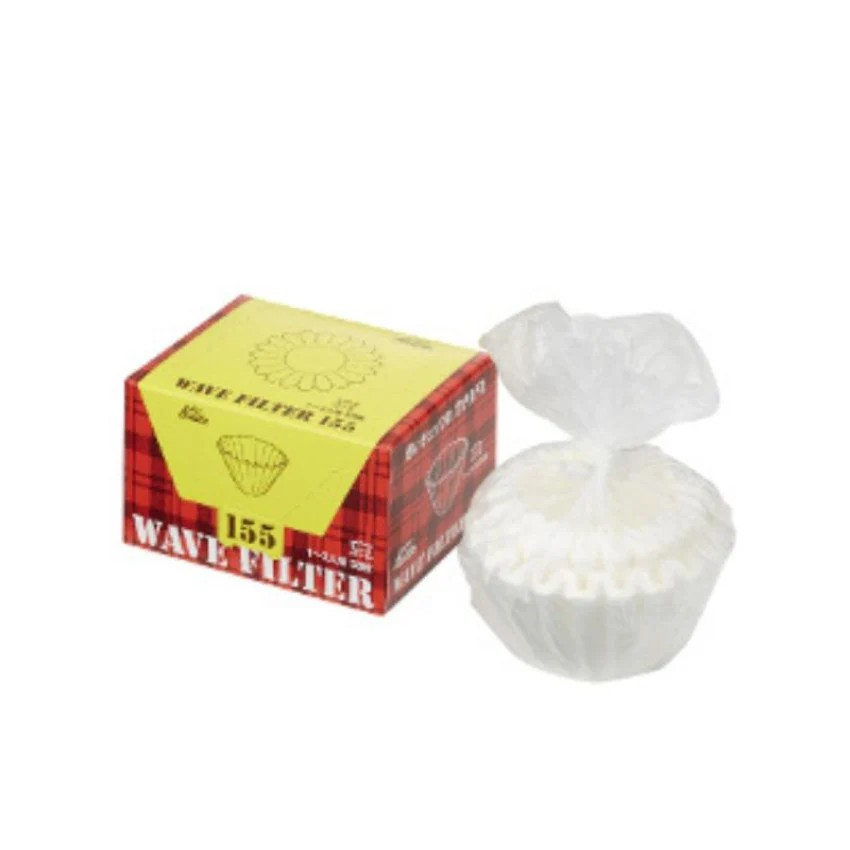 KALITA|KWF-155 Wave Filter Coffee Filters/Cake Filters (50 pcs/box, for 1-2 cups)