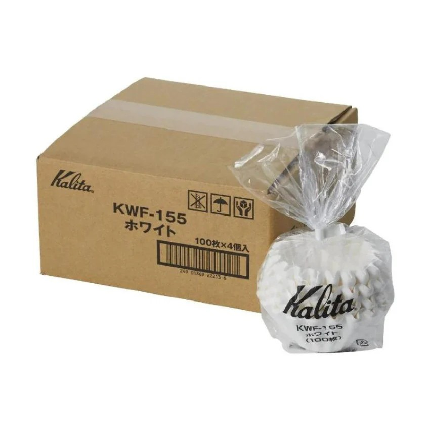 KALITA|KWF-155 Wave Filter Coffee Filter/Cake Filter (100 pcs/bag)