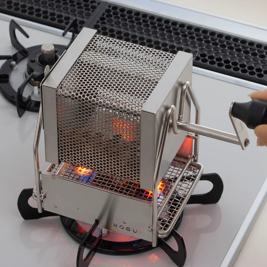 KOGU|珈琲考具 日本製旋轉式手搖烘豆機 【平行進口產品】