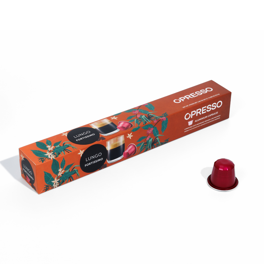 【原箱】特濃長杯 鋁製咖啡膠囊 Lungo Fortissimo  Coffee Capsules