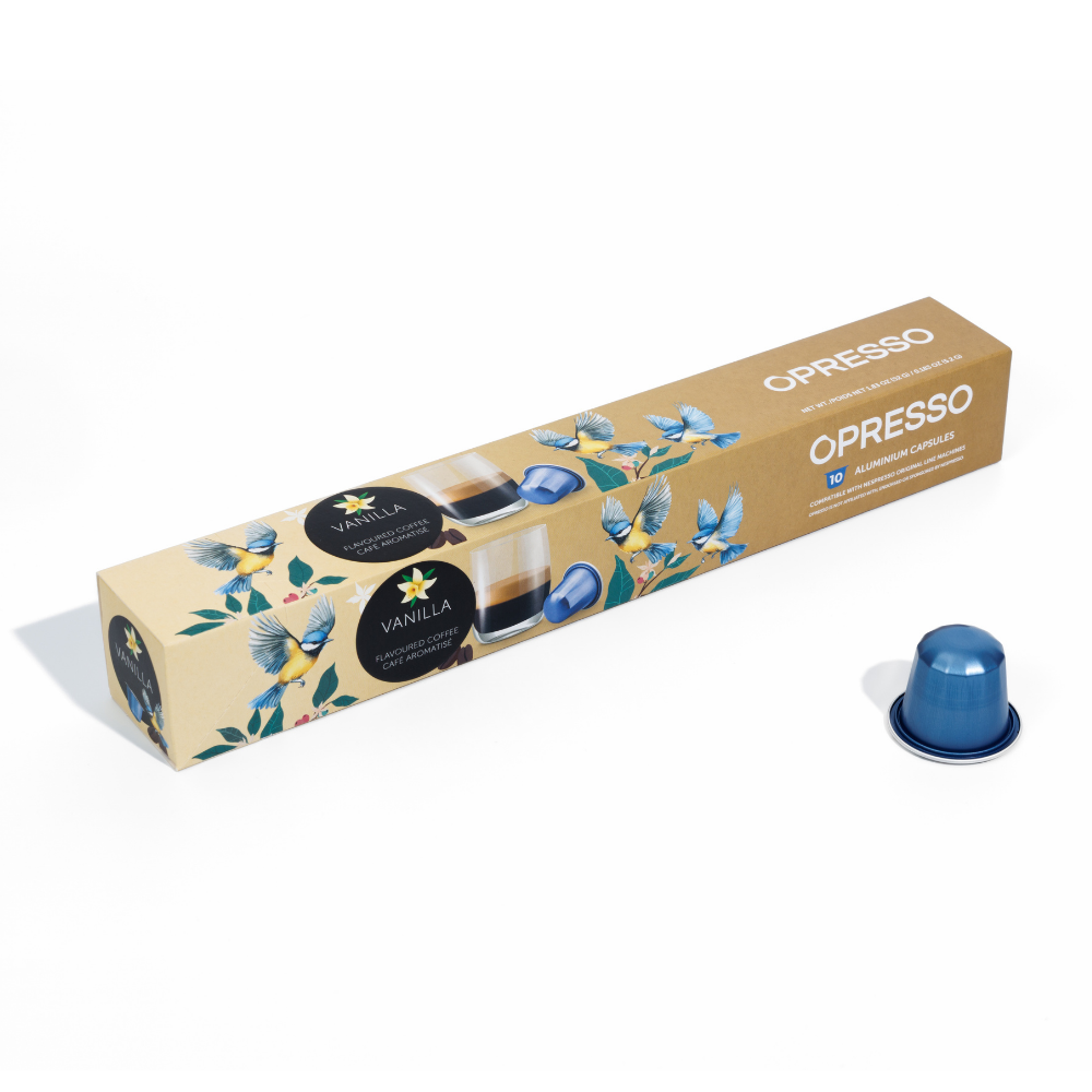 雲呢拿風味 鋁製咖啡膠囊 Vanilla Flavoured Capsules