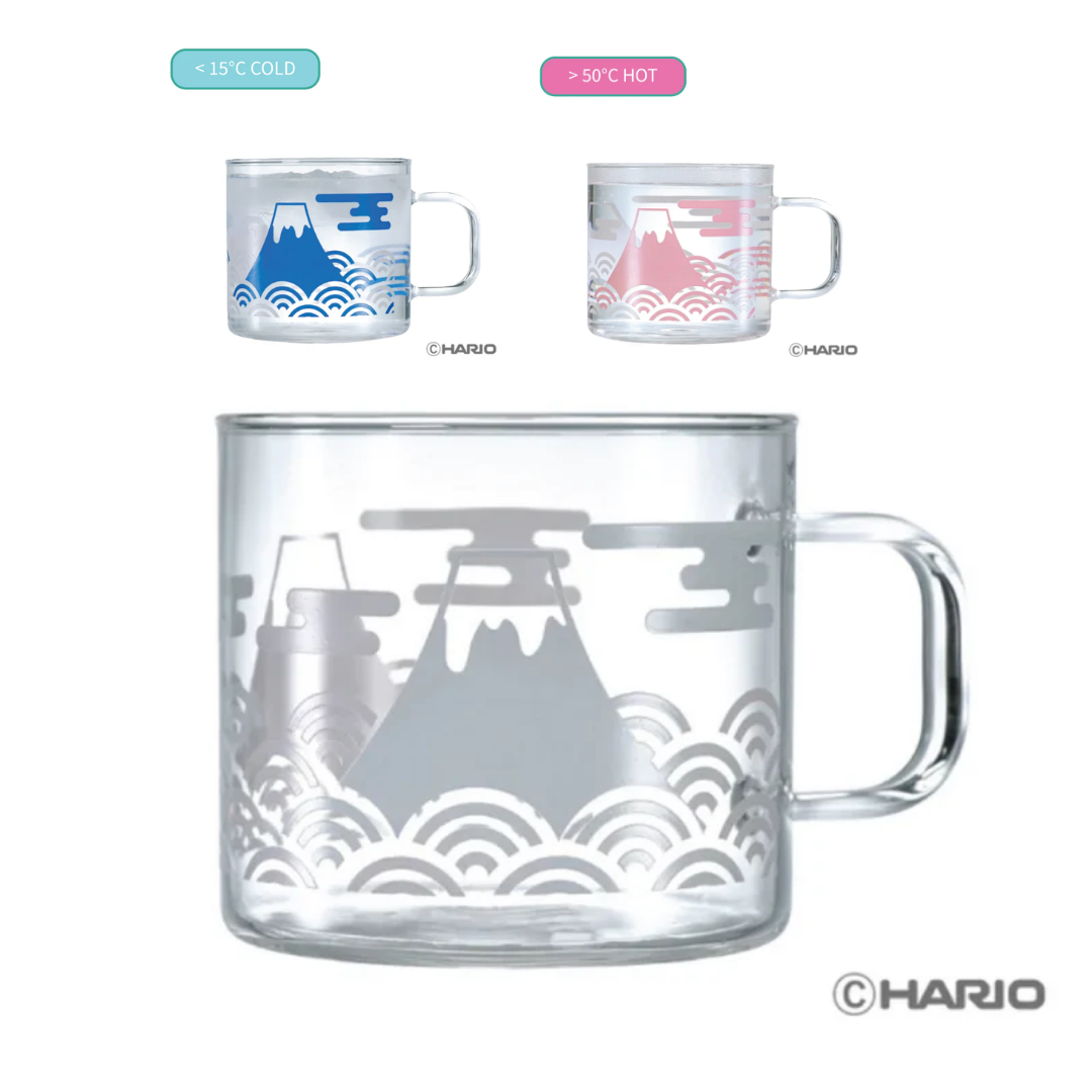 【HARIO】日本製 FUJI富士山 溫感變色杯 / 感溫馬克杯 (TCM-1-FJ)