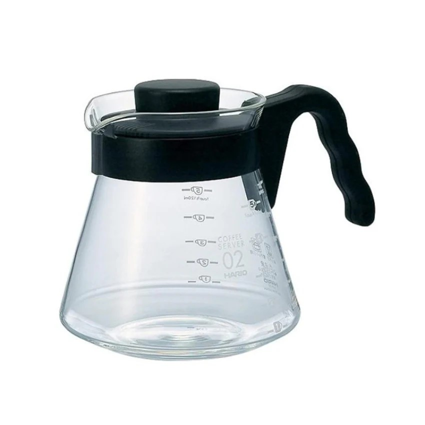 HARIO｜V60 02舒適咖啡下壺 (700ml) VCS-02B 高溫耐熱 輕便沖泡