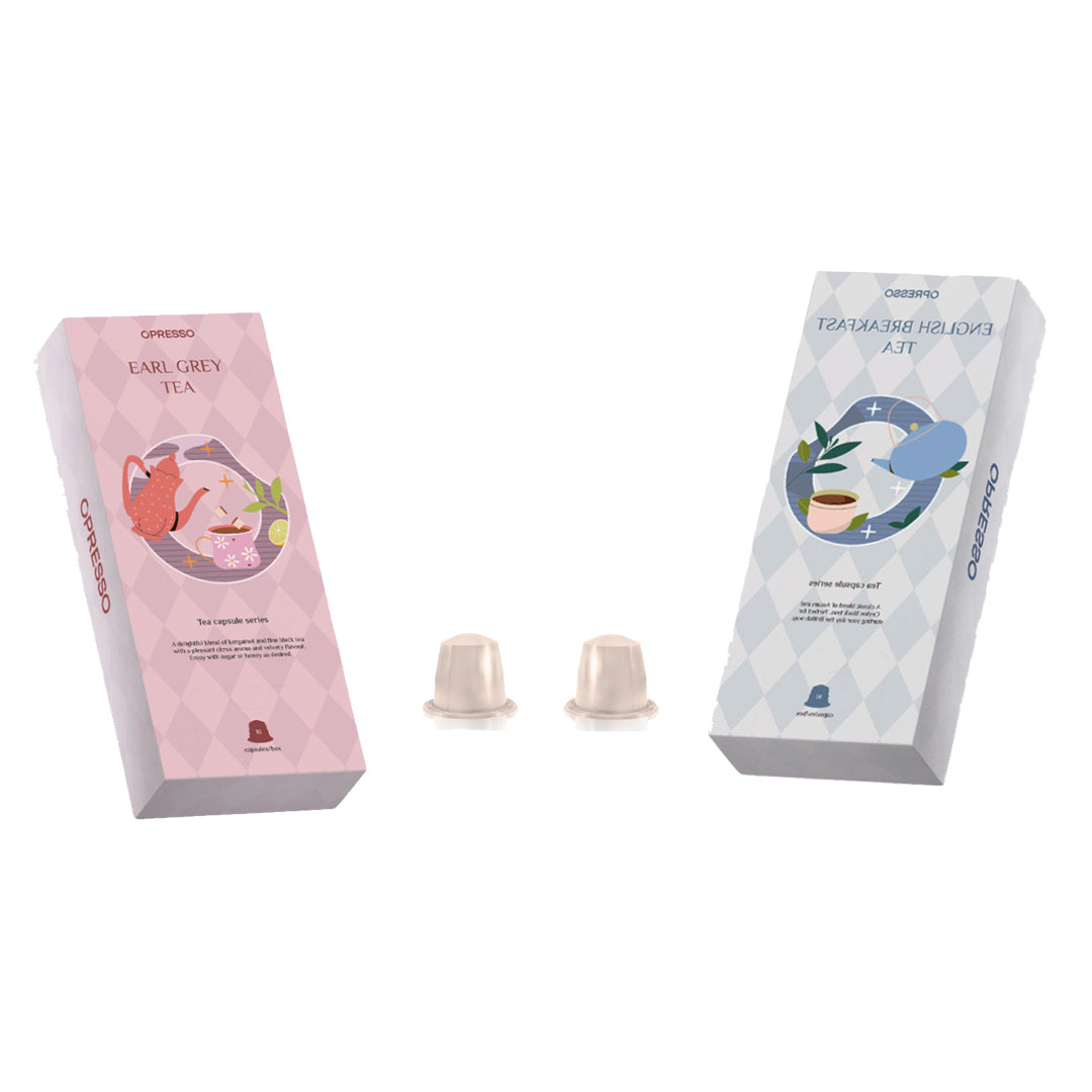 【2盒混搭】茶膠囊（英式早餐茶,檸檬茶,檸檬薑茶,伯爵茶）