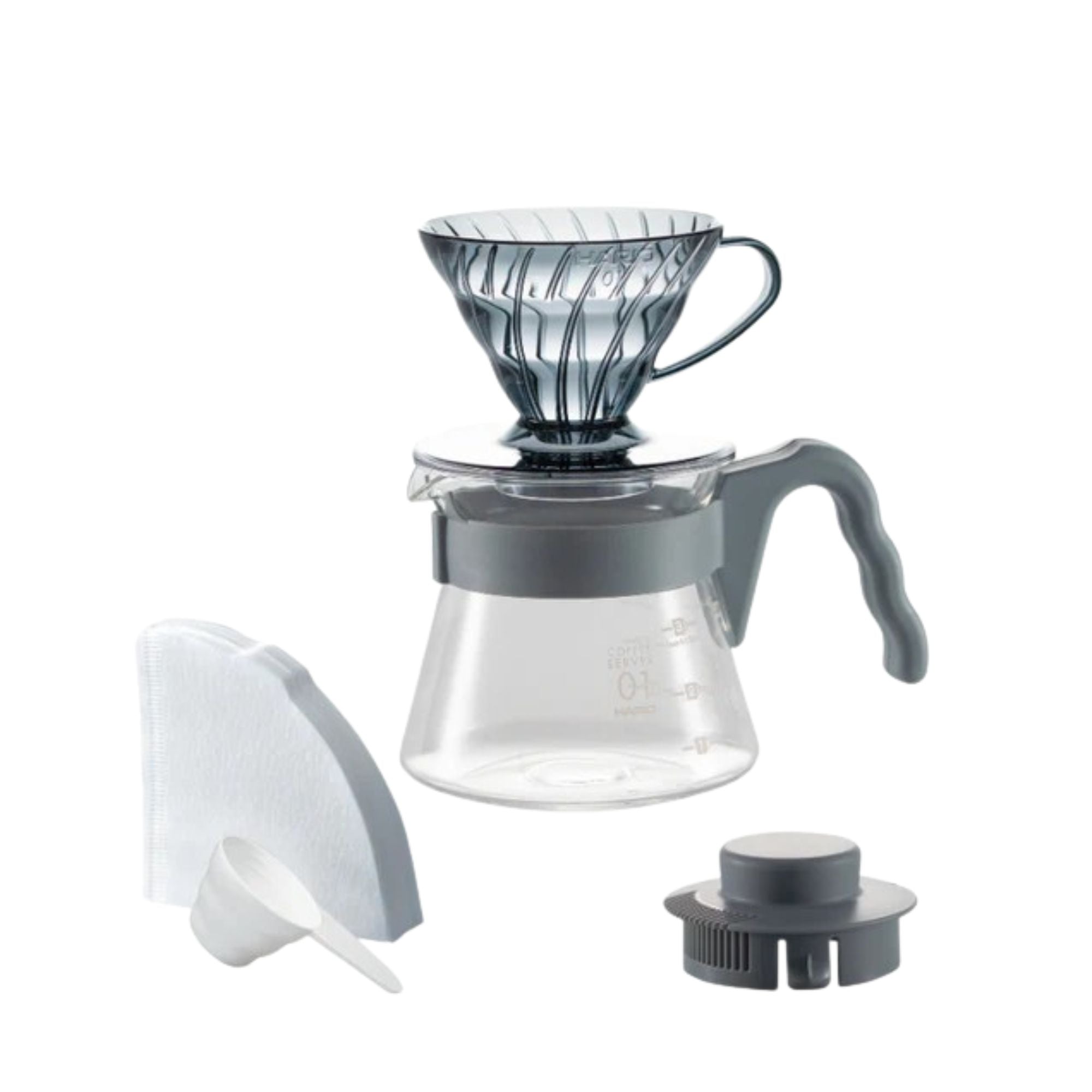 【HARIO】V60 20週年紀念 限量色彩手沖咖啡套裝 Color Brew Set (5色可選) 附40張濾紙 01膠濾杯組合 VCSD-01-20CP