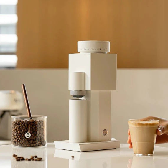 【TIMEMORE】泰摩 Bricks 01S 積木電動磨豆機 (40mm 錐刀) - 黑/白 (1年保養) | 意式與手沖咖啡皆適用
