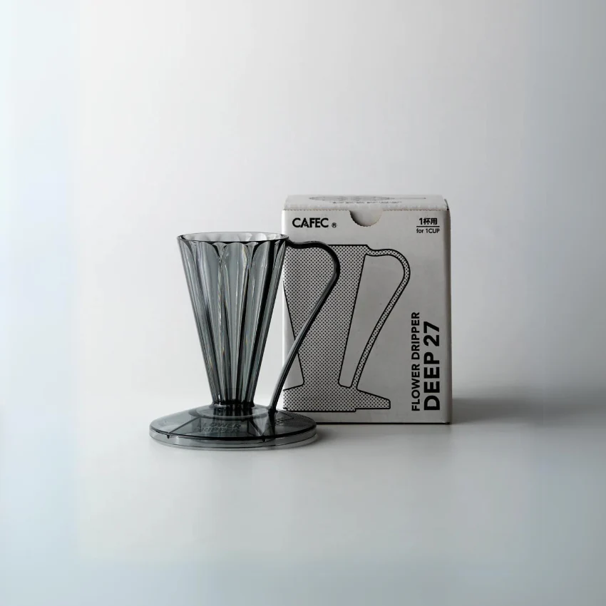 【CAFEC】DEEP 27 花瓣濾杯 (1杯份) FDD-27 - 革命性27度極致萃取，無需技巧一注到底的單人濾杯