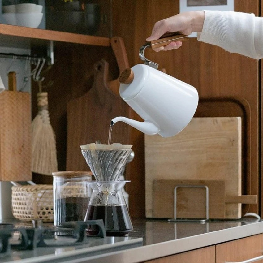 HARIO | V60 02玻璃濾杯手沖咖啡壺組 (附40張濾紙) SIMPLY HARIO S-VGBK-02-T【1-4杯用】