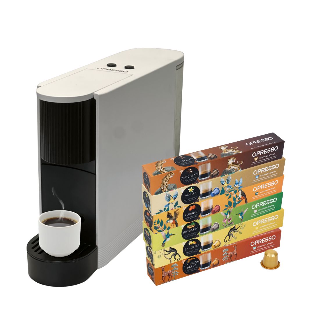 【限定】Slim 20 Bar 膠囊咖啡機 送 6盒 比利時 咖啡膠囊隨機口味 （Nespresso適用）