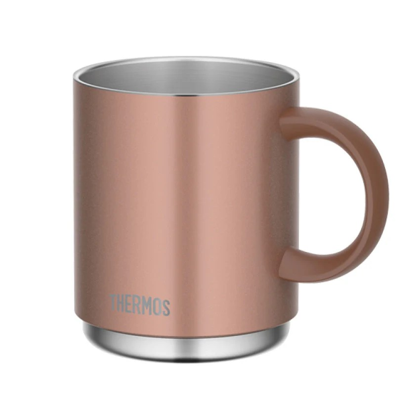 【咖啡/茶自由7折限定優惠】 Thermos 膳魔師 | 不銹鋼 真空隔熱保冷保溫杯 可堆疊馬克杯 450ml "不含杯蓋" (JDS-450)【平行進口產品】