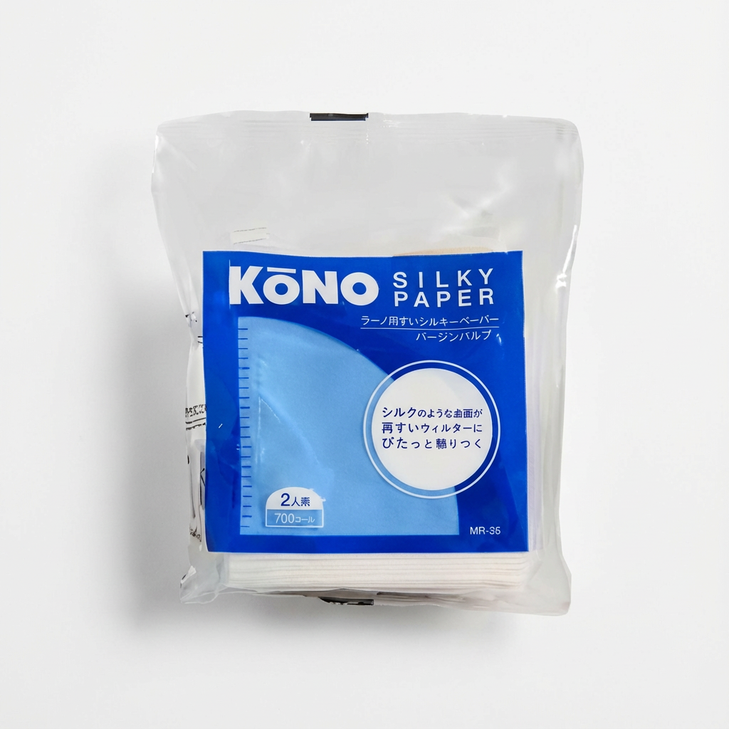 【KONO】名門 Silky Paper 絲質咖啡濾紙 MS-25 (1-2杯用/100張) | V60 錐形濾紙 日本製造