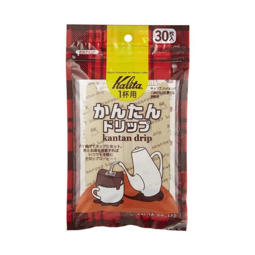 Kalita｜日本製咖啡掛耳濾紙 1杯分 (30張)