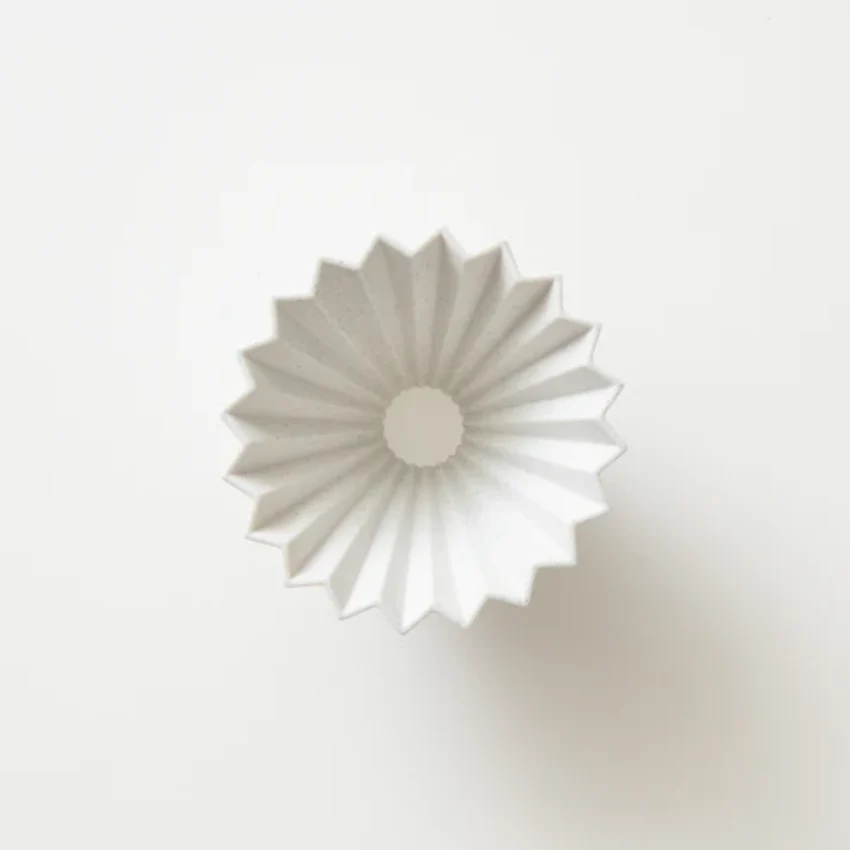 【ORIGAMI】S號 ReWork 陶瓷摺紙咖啡濾杯 (Dripper S 1-2杯) 兼用01錐形/155蛋糕濾紙