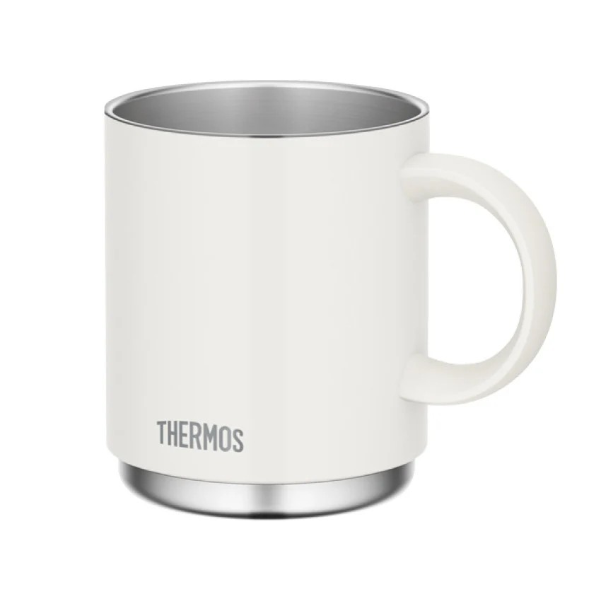 Thermos 膳魔師 | 不銹鋼 真空隔熱保冷保溫杯 可堆疊馬克杯 450ml "不含杯蓋" (JDS-450)【平行進口產品】