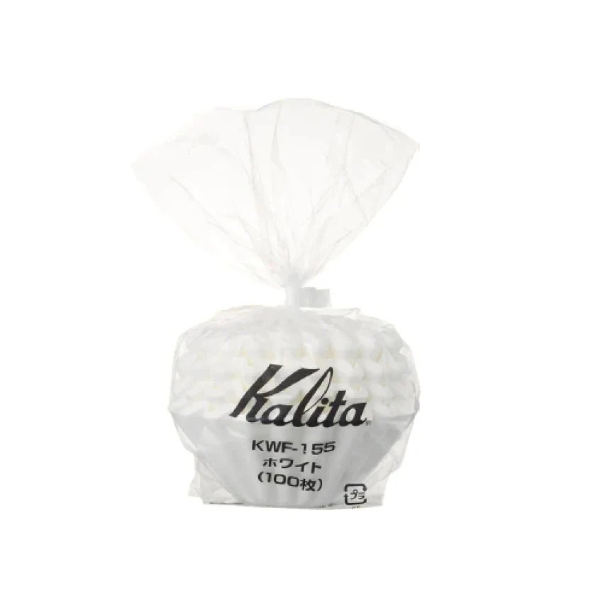 KALITA｜KWF-155 波浪濾杯咖啡濾紙 蛋糕濾紙 (袋裝 100入)