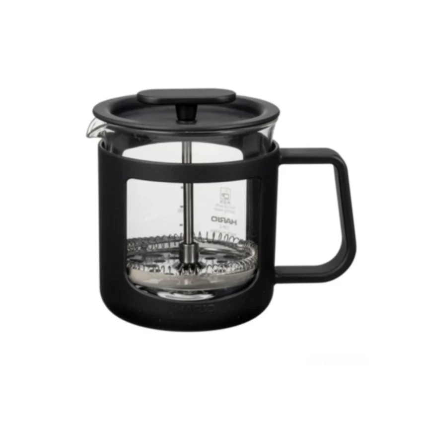 【HARIO 】 Cafe Press U 胖胖黑 法式咖啡濾壓壺 French Press 300ml/600ml (1-2杯/2-4杯)
