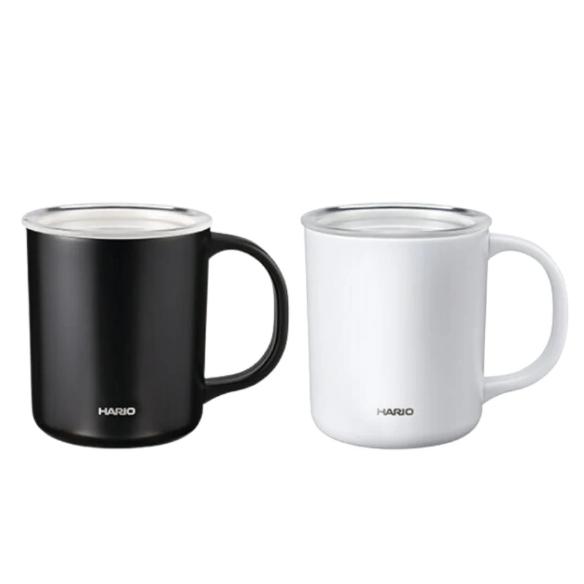 HARIO｜陶瓷塗層保溫杯 咖啡杯 350ml (CMG-350) 不鏽鋼材質 真空隔熱【平行進口產品】